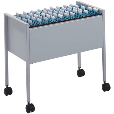 Hängemappenwagen ECONOMY 80 A4, für ca. 80 Hängemappen A4, grau DURABLE 3095 10