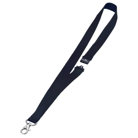 Textilband mit Sicherheitsverschluss, 20mmx44cm, 10 Stück, schwarz DURABLE 8137 01