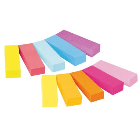 Haftstreifen Page Marker schmal, 15x50mm, 10x50 Blatt, sortiert POST-IT 670-10AB