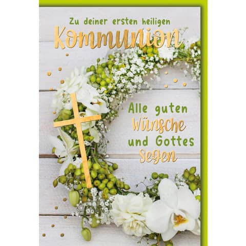 Kommunionskarte Braun+ Company 5840-24026