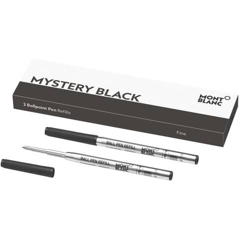 Kugelschreibermine F, 2 Stück, schwarz MONT BLANC MB128210