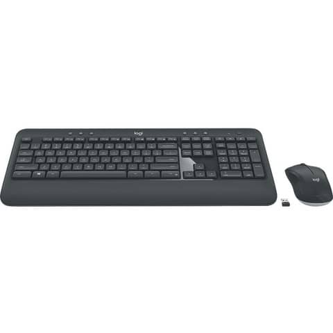 Tastatur+Maus MK540, Deutsch, kabellos, schwarz LOGITECH 920-008675