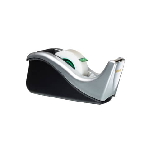 Tischabroller, silber/schwarz, inkl. 1 Rolle Scotch® Magic™ Klebeband SCOTCH C60ST