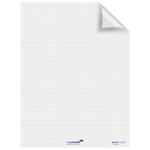 Flipchartfolie Magic-Chart, 60x80cm, 25 Blatt, weiß LEGAMASTER 7-159000