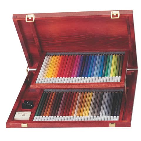 Pastellkreidestift CarbOthello, Holzkoffer mit 60 Stiften STABILO 1460-1