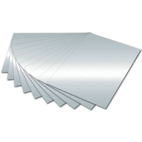 Fotokarton, 50x70cm, 250g/m², silber glänzend FOLIA 6161E