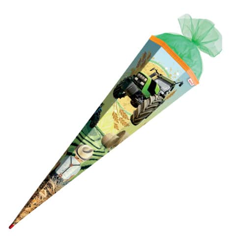 Schultüte, Traktor, 85cm, Tüllverschluss ROTH 678798