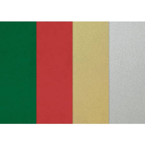 Weihnachts-Packpapier Uni, 1,5 m x 70 cm BRAUN + COMPANY 1445-22002