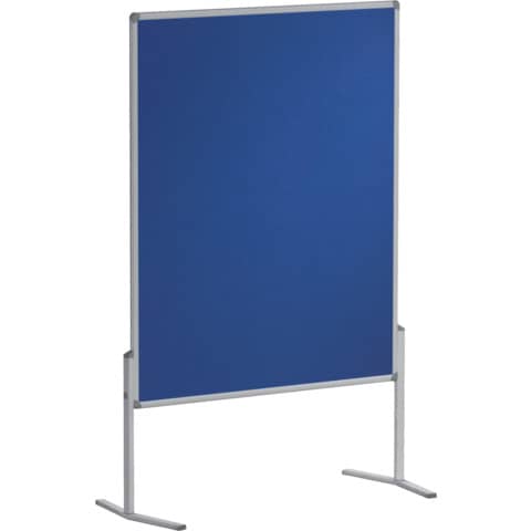 Moderatorentafel PRO, Filz/Filz, Aluminiumrahmen, 1200 x 1500 mm, blau FRANKEN MT800303