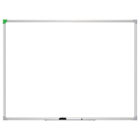 Schreibtafel U-Act!Line® Stahl, Aluminiumahmen, 1200 x 800 mm, weiß FRANKEN SC918012