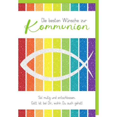 Kommunionskarte Braun+ Company 5840-24023