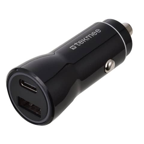 Ladeadapter USB für Auto, schwarz TEKMEE 40430333