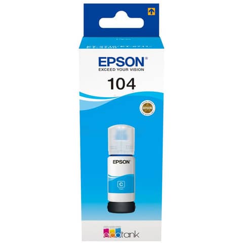 Inkjetpatrone Nr.104 cyan EPSON C13T00P240