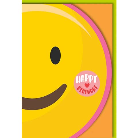 Geburtstagskarte Smiley  512533
