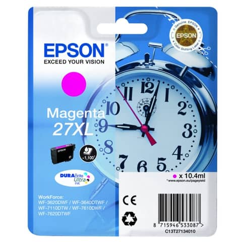 Inkjetpatrone Nr. 27XL magenta EPSON C13T27134012