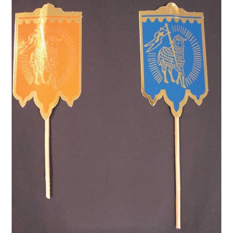 Osterfahnen, 60x100mm, farbig bedruckt  5/6