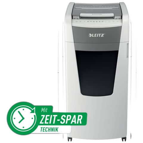 Aktenvernichter IQ Autofeed Office Pro 600 P4, Partikelschnitt, 600 Blatt, weiß LEITZ 8017-00-00