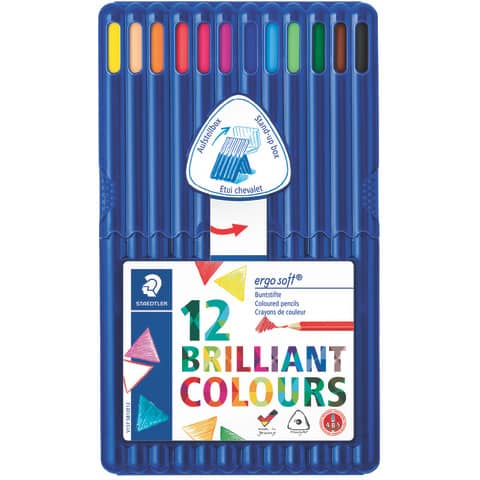 Farbstiftetui ergo soft®, 12 Stück STAEDTLER 157SB12