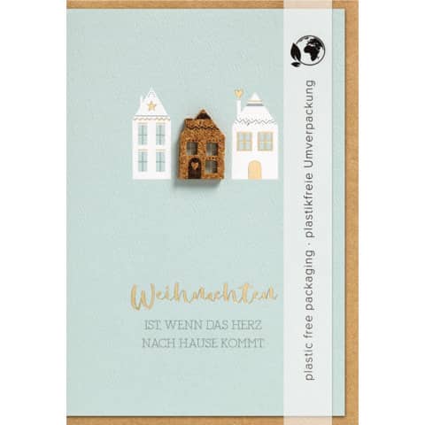 Weihnachtskarte Moments Collection Haus PERLEBERG 7228402-2