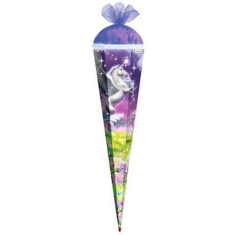 Schultüte Magic Pegasus, 85cm, Tüllverschluss ROTH 678849