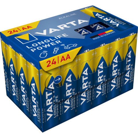 Batterie Longlife Power Cube Pack, LR6/AA/Mignon, 24 Stück VARTA 04906 121 134