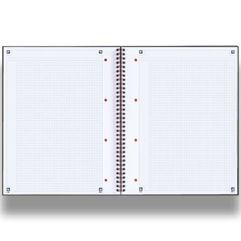 Collegeblock Notebook, A4+, 80 Blatt, kariert, grau OXFORD 100103664
