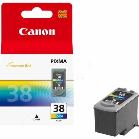 Inkjetpatrone CL-38 3-farbig   9ml CANON 2146B001