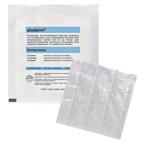 aluderm Kompresse einzeln, 10 x 10 cm SÖHNGEN 1003208