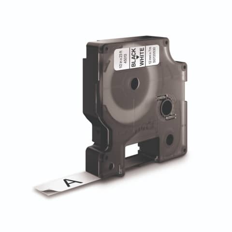Schriftband 45013, 12mmx7m, schwarz/weiß DYMO S0720530
