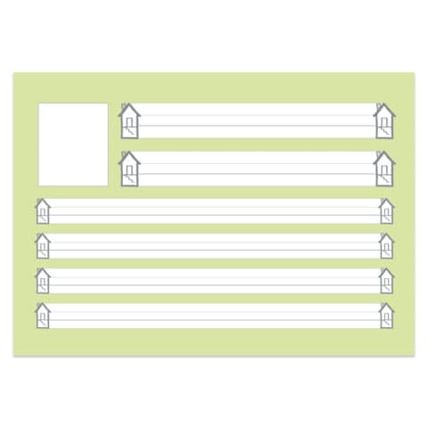 Heft Anfänger, A4, 80g/m², 16 Blatt, Lin.SL, liniert STAUFEN PREMIUM 734500902