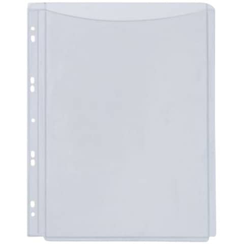 Prospekthülle, A4, volle Höhe, PP, 5 Stück, transparent Q-CONNECT KF11195