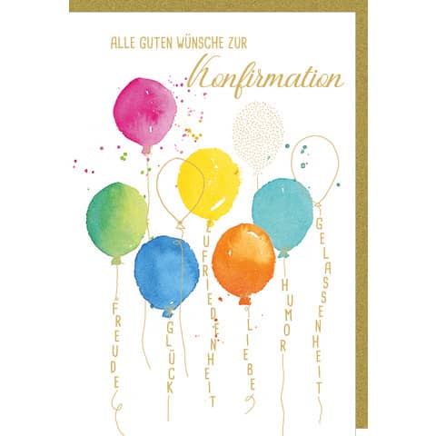Konfirmationskarte Braun+ Company 5856-23006