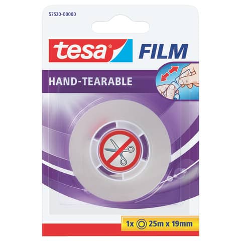 Klebefilm tesafilm®, 25mx19mm, einreißbar TESA 57520-00000-00